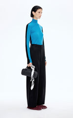 Sweater / JNBY Colorblock Wool Turtleneck Sweater