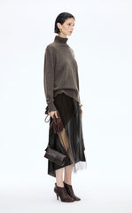 Sweater / JNBY Oversized Wool Cashmere Turtleneck Sweater