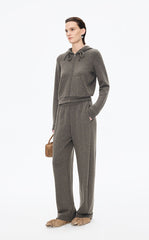 Pants / JNBY Relaxed Wool-Cotton Blend Banana Trousers