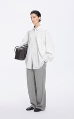 Shirt / JNBY H-Line Deconstructed Cotton Shirt
