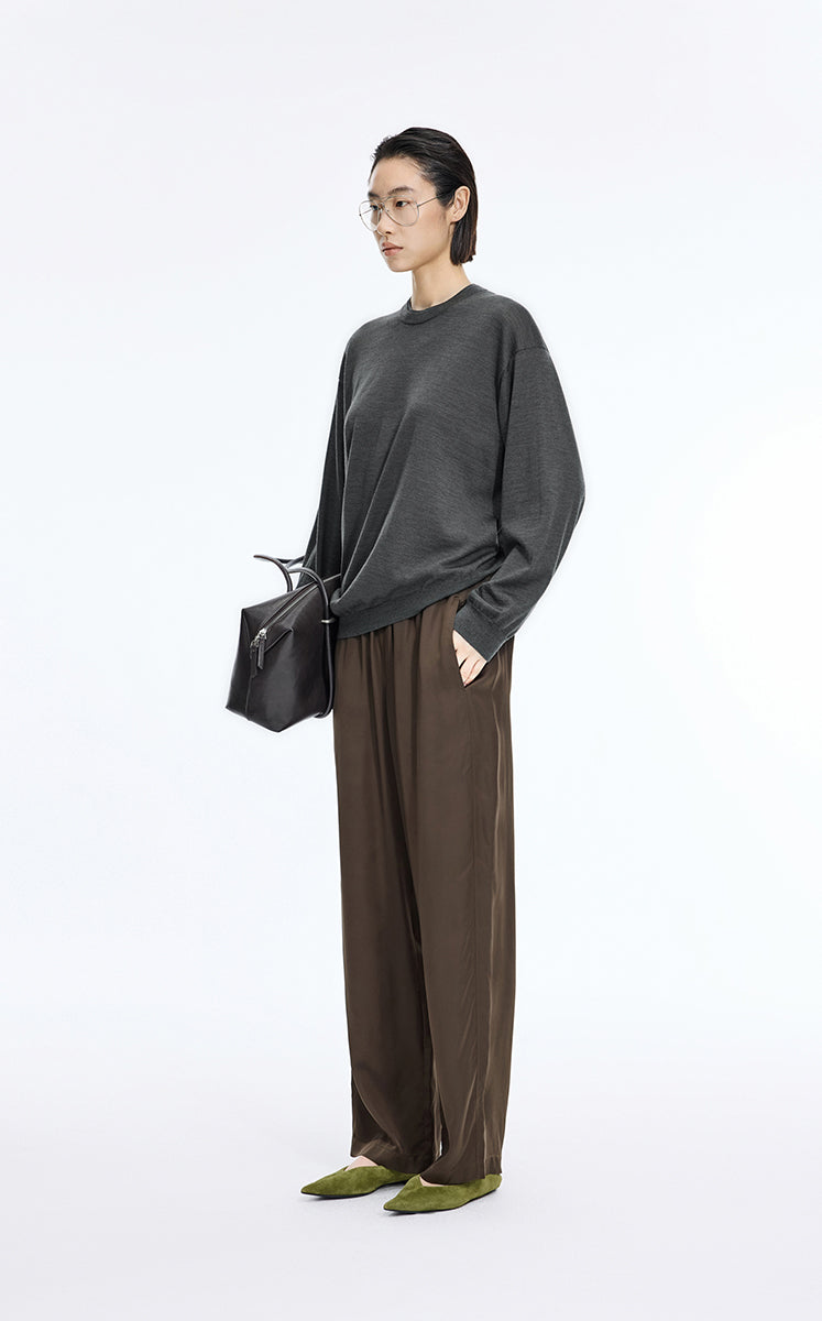 Sweater / JNBY Machine-Washable Merino Wool Pullover