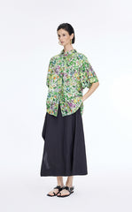 Shirt / JNBY Watercolor Garden Cotton Shirt