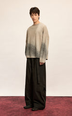 Sweater / CROQUIS Ink Gradient Oversized Wool Sweater