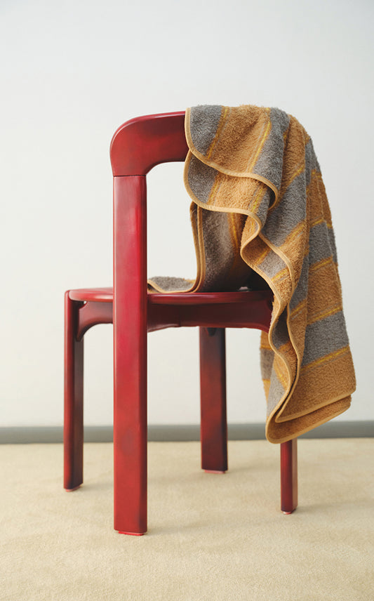 Bath Towels / JNBYHOME Color-Block Stripes Cotton Bath Towels