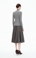 Sweater / JNBY Fitted Wool Turtleneck Pullover