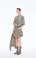 T-Shirt / JNBY Shadows Art Cotton Tee