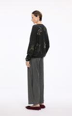 Pants / JNBY Wide-Leg Wool Blend Trousers