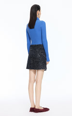 Sweater / JNBY Fitted Wool Blend Cropped Cardigan