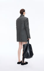 Blazer / JNBY Floral Laser Wool Blend Blazer