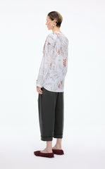 Pants / JNBY Wool Tapered Cropped Trousers