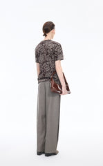 Pants / JNBY Wool Jacquard Straight Trousers