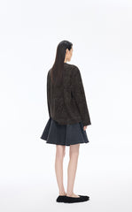 T-Shirt / JNBY Floral Graphic Cotton Long Sleeve Tee