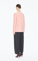 T-Shirt / JNBY Beaded Cotton Long Sleeve Tee