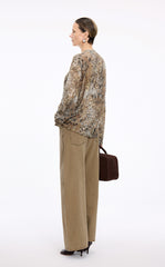 Sweater / JNBY Hand-Painted Mohair Blend Pullover