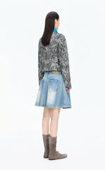 Skirt / JNBY A-Line Short Denim Skirt