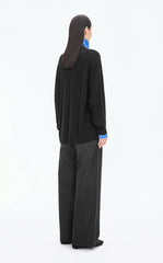 Pants / JNBY Straight-Leg Cuffed Denim Pants