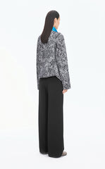Pants / JNBY Wide-Leg Ribbed Blend Trousers