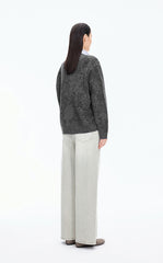 Pants / JNBY Beaded Straight-Leg Denim