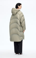 Down Coat / JNBY Oversized Long Hooded Down Coat