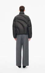 Down Coat / JNBY Curved Quilted Short Down Coat