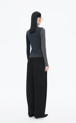 Pants / JNBY Relaxed Wool-Cotton Blend Banana Trousers