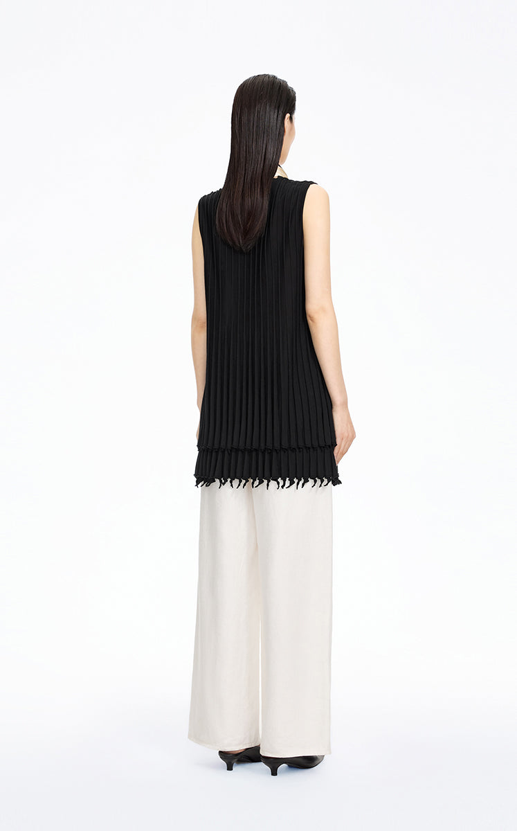 Tank Top / JNBY Textured Cotton Knit Tank