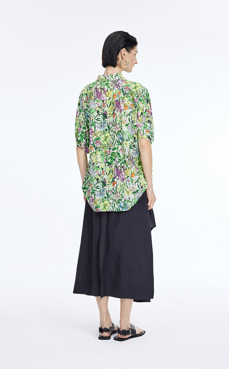 Shirt / JNBY Watercolor Garden Cotton Shirt