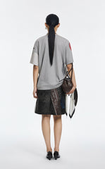 T-Shirt / JNBY Abstract Graphic Print Relaxed Tee