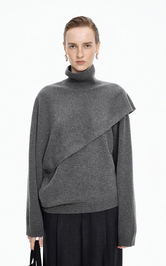 Sweater / JNBY Turtleneck Wool Cashmere Pullover