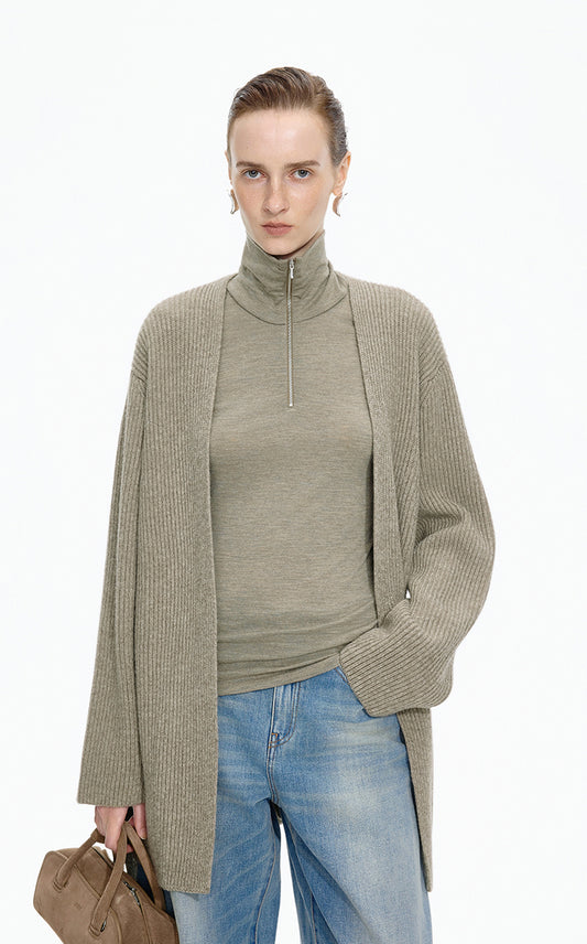 Sweater / JNBY Wool Yak Longline Cardigan