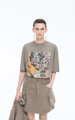 T-Shirt / JNBY Shadows Art Cotton Tee