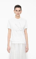 T-Shirt / JNBY Graphic Comic Cotton Tee