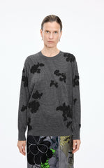 Sweater / JNBY 3D Floral Wool Blend Pullover