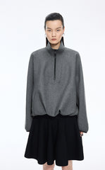 Sweatshirt / JNBY Half-Zip Stand Collar Pullover