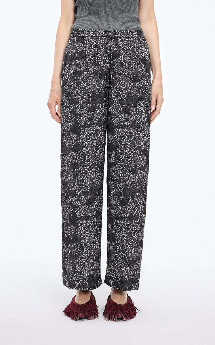Pants / JNBY Drawstring Wide-Leg Maxi Pants