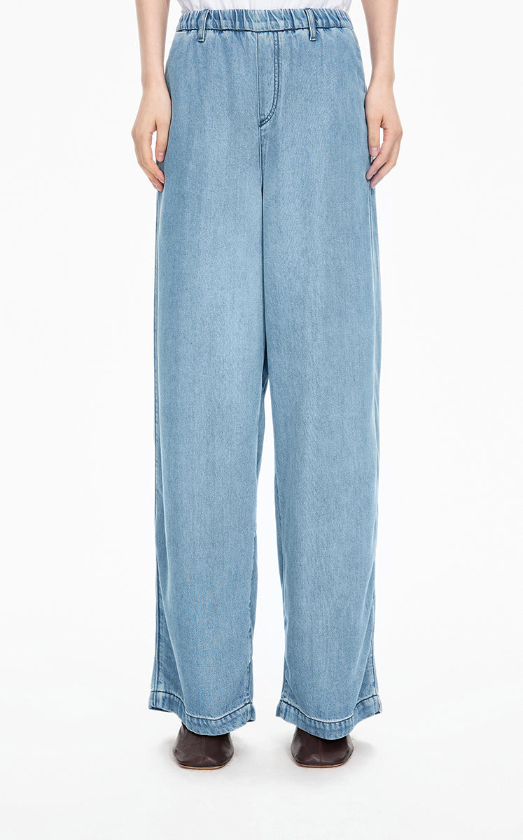 Pants / JNBY Eco-friendly Tencel Wide-Leg Jeans