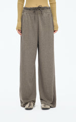 Pants / JNBY Topstitched Banana Cut Cotton Pants