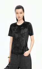 T-Shirt / JNBY Floral Vase Slim Fit T-Shirt