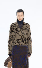 Shirt / JNBY Floral Silk Georgette Base Shirt