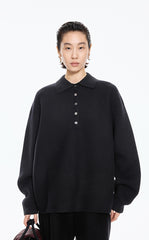 Sweater / JNBY Classic Wool Blend Polo Pullover