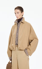 Jacket / JNBY Oversized Cotton Cropped Jacket