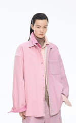 Jacket / JNBY Oversized Colorblock Denim Jacket