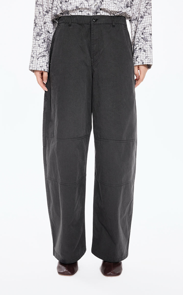Pants / JNBY Cotton Twill Straight-Leg Trousers