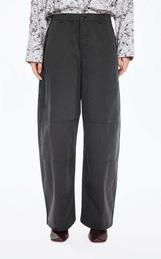 Pants / JNBY Cotton Twill Straight-Leg Trousers