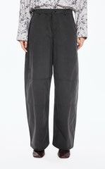 Pants / JNBY Cotton Twill Straight-Leg Trousers