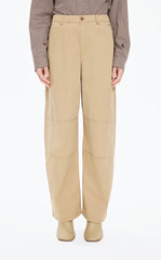 Pants / JNBY Cotton Twill Straight-Leg Trousers