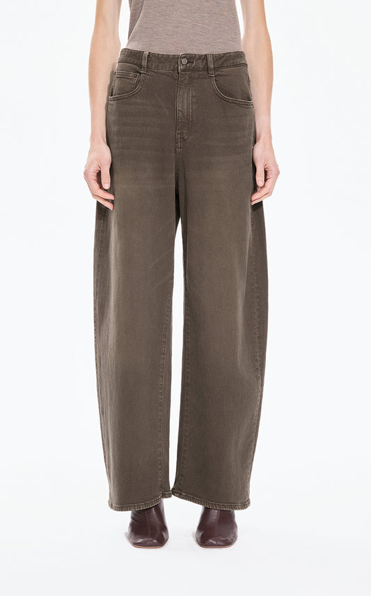 Pants /(ESG) JNBY Relaxed Banana Denim Trousers