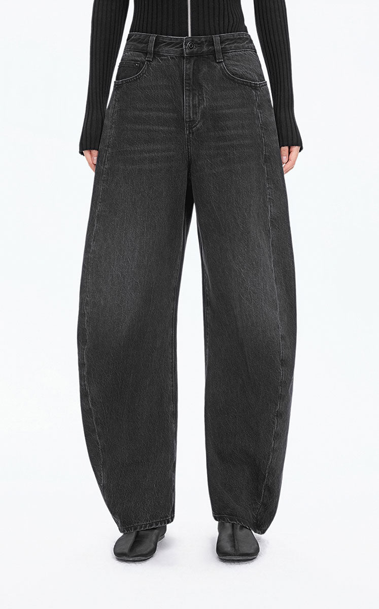 Pants / JNBY Tapered Banana Denim Jeans