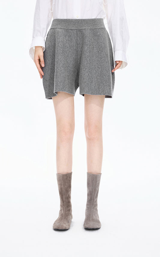Shorts / JNBY A-Line Wool Cashmere Blend Shorts
