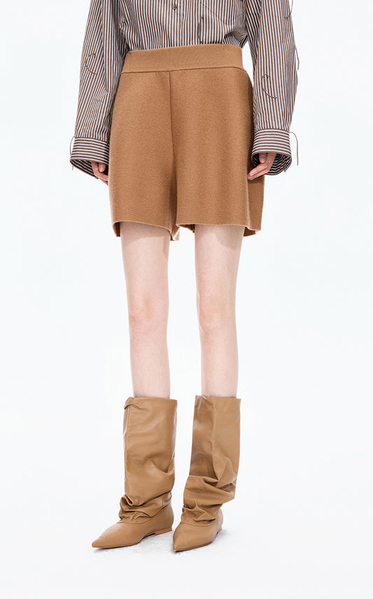 Shorts / JNBY A-Line Wool Cashmere Blend Shorts